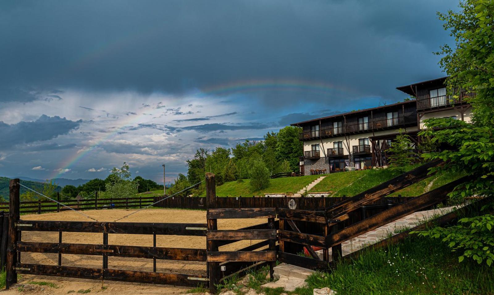 Potcoava Mountain Hideaway Hotel Runcu  Buitenkant foto